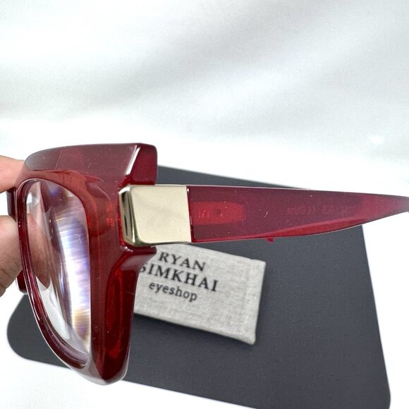 Ryan Simkhai Eyeshop Readers +1.75 Red Reading Glasses blue light block - Picture 11 of 15